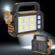 Ручной фонарь HS-8029 на солнечной батарее мощный LED фонарик 3 режимами освещения 00023127 фото 2