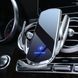 Автомобильный держатель S7 для телефона с беспроводной быстрой зарядкой flying wings. Цвет: серебряный 00017022 фото 5