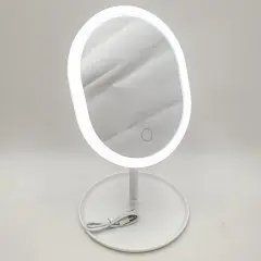 Зеркало с Led подсветкой овальное косметическое для макияжа 00015587 фото
