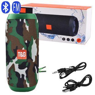 Bluetooth-колонка TG-117 портативна вологостійка. Колір: камуфляж 00017792 фото
