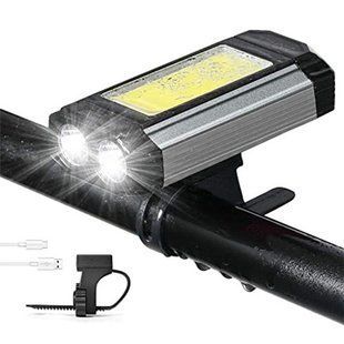 Велосипедний ліхтар 501-2XPE+COB, Фара led для велосипеда, Фара велосипедна передня, Лед фара 00016794 фото