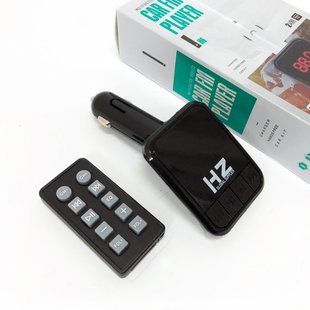 Автомобільний FM трансмітер Bluetooth HZ H6-12-24V модулятор із microSD, USB, Hands Free + Пульт 00016815 фото