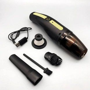 Пылесос автомобильный Car Vacuum Cleaner HY05 на АККУМУЛЯТОРЕ. Цвет: черный 00016760 фото