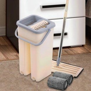 Швабра с ведром и самоотжимом Триумф, Spin Mop Scratch Cleaning 360, швабра лентяйка 00014116 фото