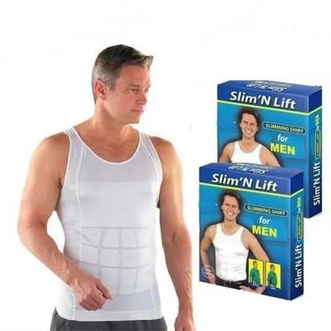 Коригуюча майка чоловіча Slim n Lift Tank top for men AND LY-579 00015619 фото