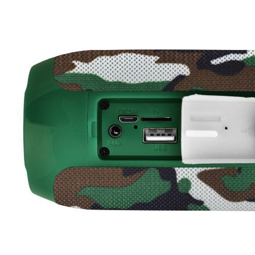 Bluetooth-колонка TG-117 портативна вологостійка. Колір: камуфляж 00017792 фото