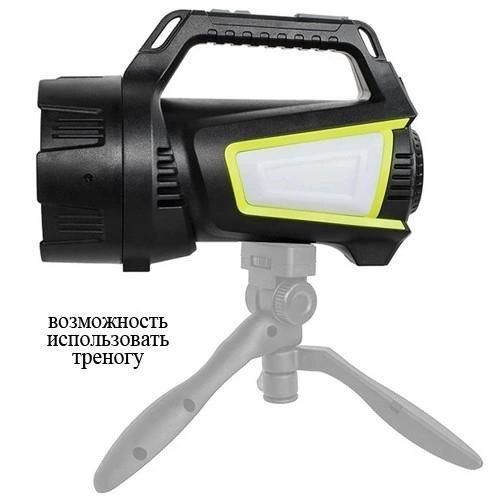 Фонарь кемпинг переносной T100A-10W+2COB с боковыми LED white/red/blue, Аккумуляторная лампа для кемпинга 00022986 фото