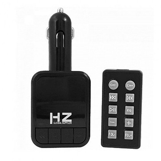 Автомобільний FM трансмітер Bluetooth HZ H6-12-24V модулятор із microSD, USB, Hands Free + Пульт 00016815 фото
