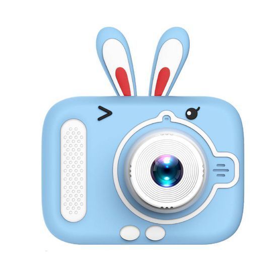 Детский цифровой фотоаппарат X900 Rabbit. Цвет: голубой 00016330 фото