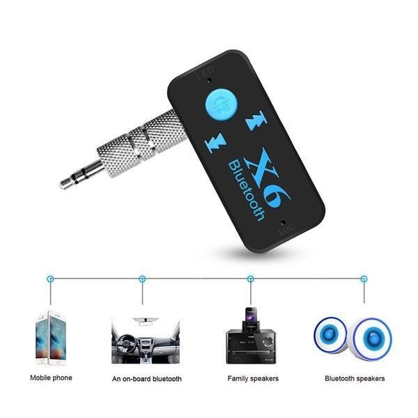 Бездротовий адаптер Bluetooth приймач аудіо ресівер BT-X6, модулятор блютуз в машину 00017002 фото