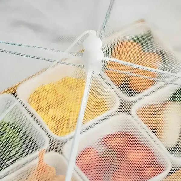 Антимоскитный зонтик-колпак для продуктов / Антимоскитный сетка зонтик на стол, 48х26см 00014240 фото