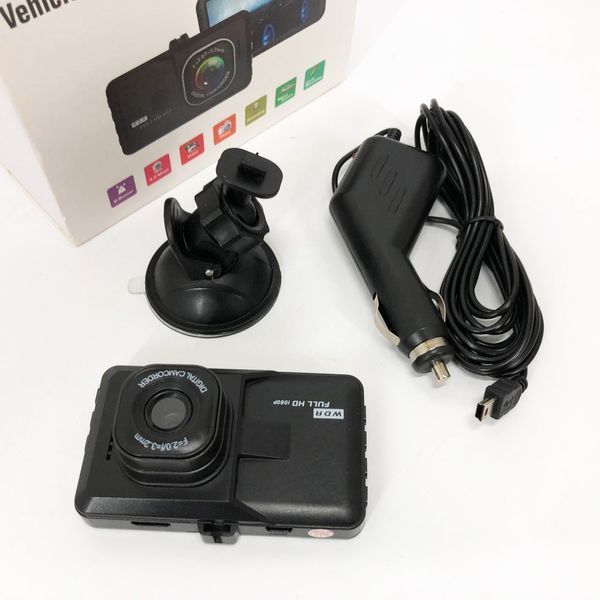 Автомобільний відеореєстратор 626-2, LCD 3", Angel Lens, 1080P Full HD, металевий корпус 00017019 фото