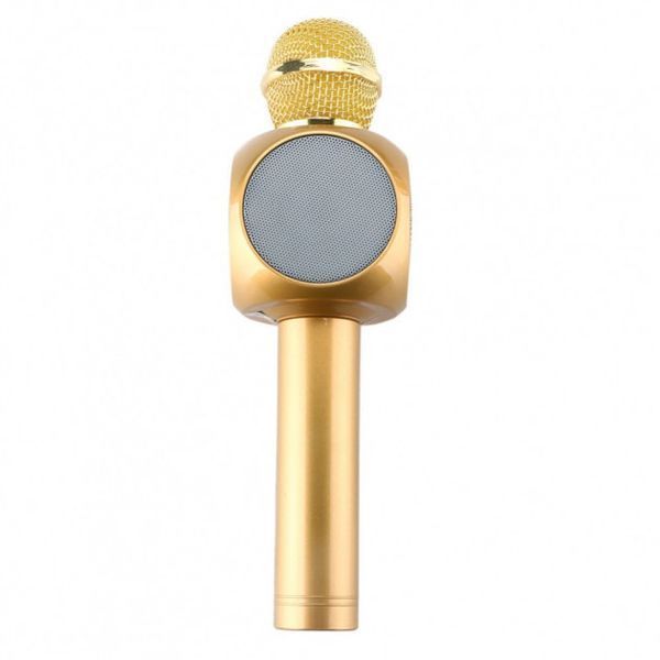 Безпровідний мікрофон караоке bluetooth WSTER WS-1816. Колір: золотий 00016243 фото