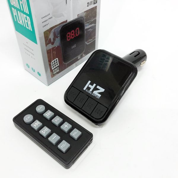 Автомобільний FM трансмітер Bluetooth HZ H6-12-24V модулятор із microSD, USB, Hands Free + Пульт 00016815 фото