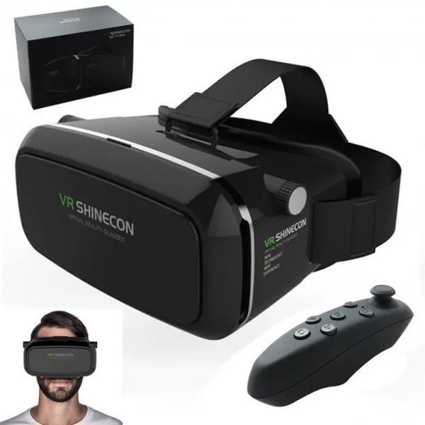 Окуляри Віртуальної Реальності 3D c Пультом VR BOX SHINECON 00024341 фото