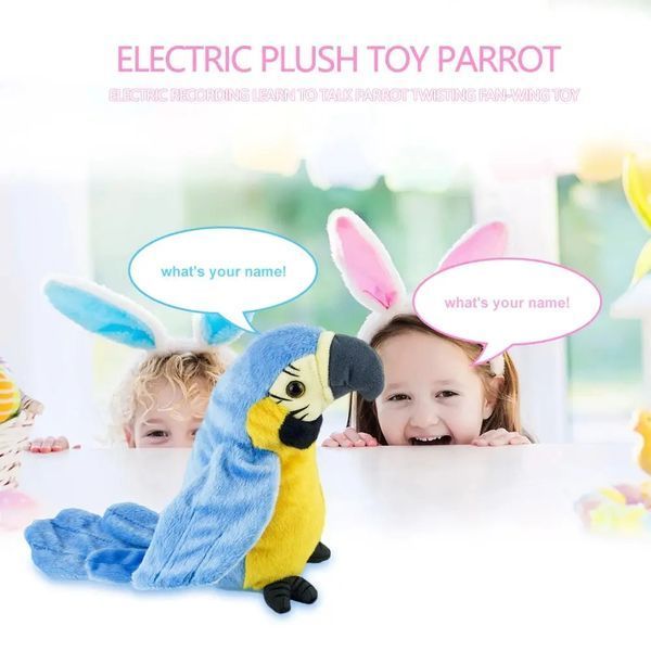 Интерактивная игрушка электронный говорящий Попугай Parrot Talking 00016409 фото