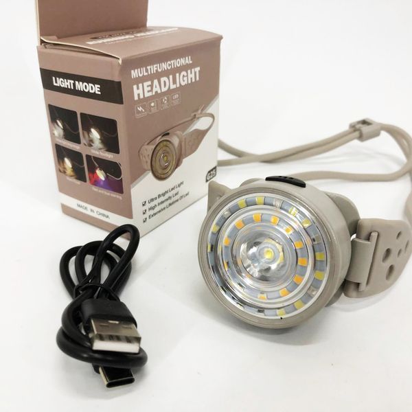 Ліхтар налобний G25-XPG+30SMD(white+yellow+red-blue), Потужний ліхтар на голову, ліхтар для автомеханіка 00023069 фото