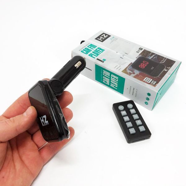 Автомобільний FM трансмітер Bluetooth HZ H6-12-24V модулятор із microSD, USB, Hands Free + Пульт 00016815 фото