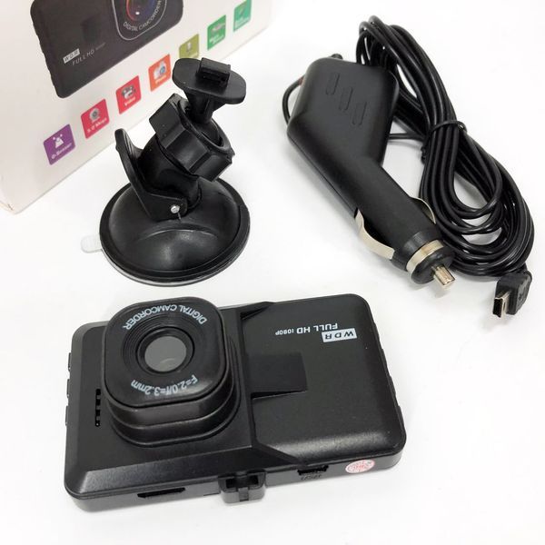 Автомобільний відеореєстратор 626-2, LCD 3", Angel Lens, 1080P Full HD, металевий корпус 00017019 фото