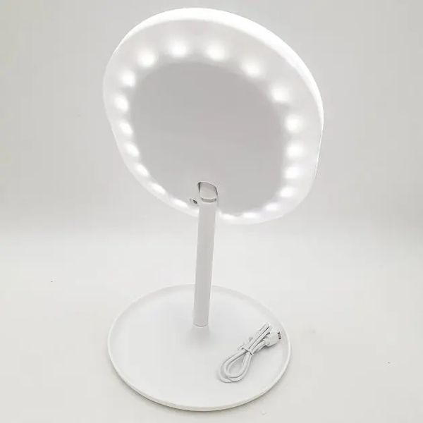 Дзеркало з Led підсвічуванням овальне косметичне для макіяжу. 00015587 фото