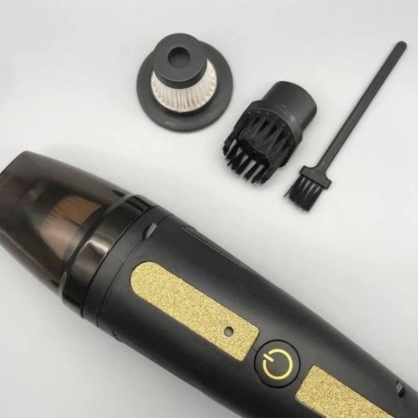Пылесос автомобильный Car Vacuum Cleaner HY05 на АККУМУЛЯТОРЕ. Цвет: черный 00016760 фото