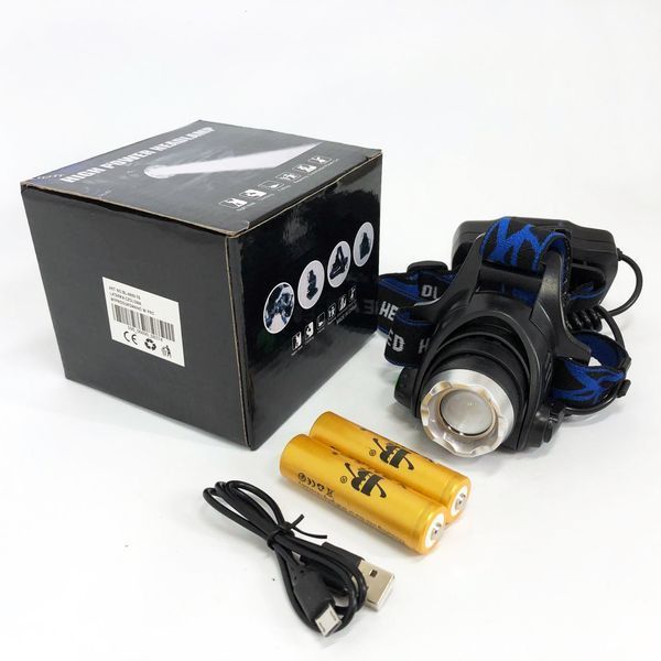 Налобный фонарь Police BL-6699 (204C), Налобный фонарик bailong, Налобный фонарик с usb зарядкой 00023008 фото