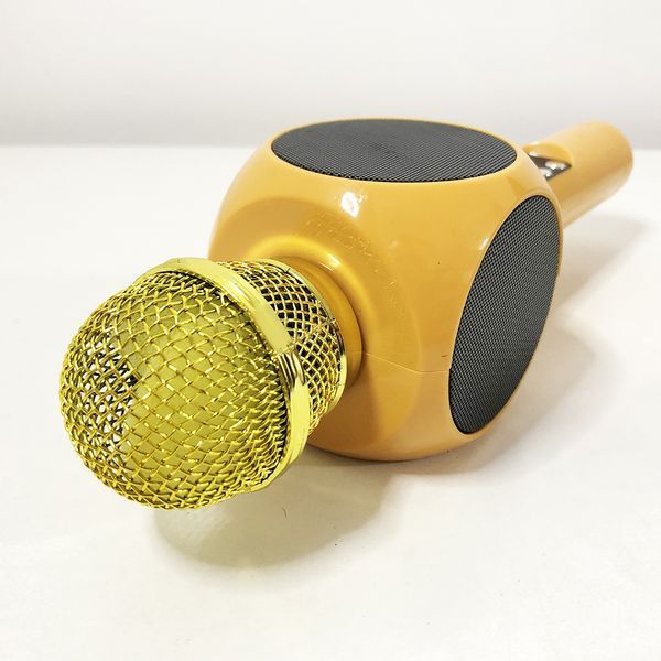 Безпровідний мікрофон караоке bluetooth WSTER WS-1816. Колір: золотий 00016243 фото