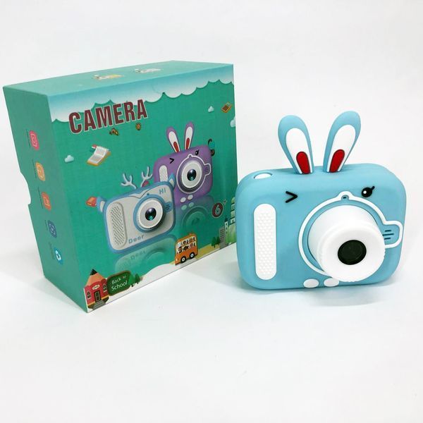 Детский цифровой фотоаппарат X900 Rabbit. Цвет: голубой 00016330 фото