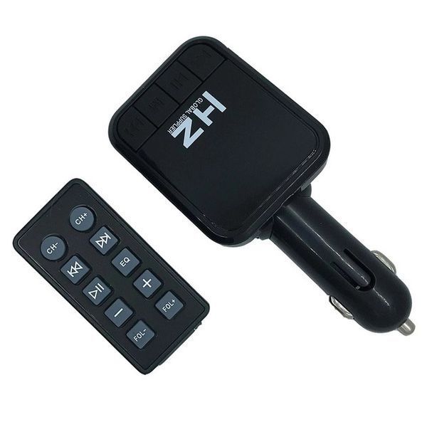 Автомобільний FM трансмітер Bluetooth HZ H6-12-24V модулятор із microSD, USB, Hands Free + Пульт 00016815 фото