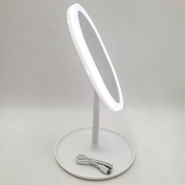 Дзеркало з Led підсвічуванням овальне косметичне для макіяжу. 00015587 фото