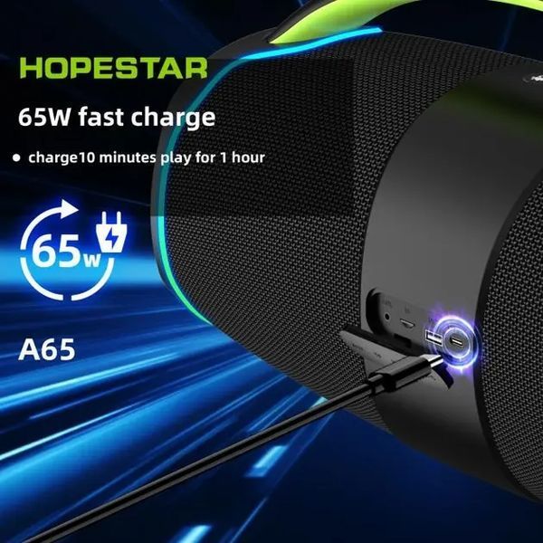 Портативна бездротова колонка Bluetooth Hopestar A65 | з мікрофоном 00017837 фото