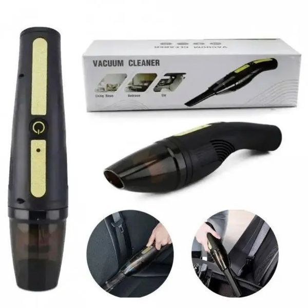 Пылесос автомобильный Car Vacuum Cleaner HY05 на АККУМУЛЯТОРЕ. Цвет: черный 00016760 фото