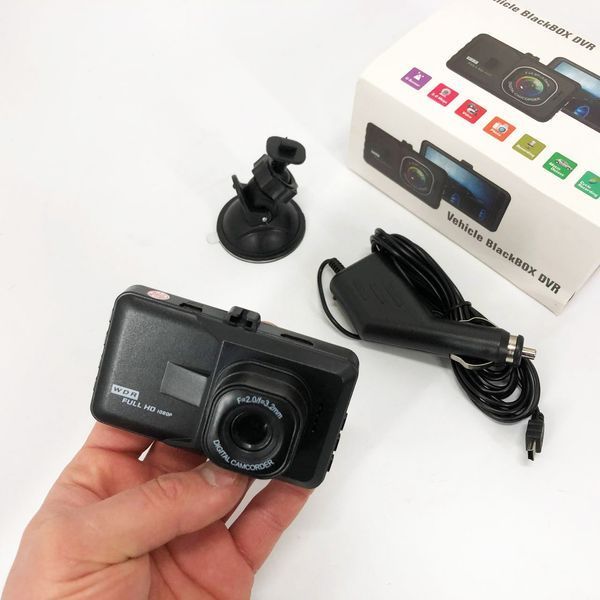 Автомобільний відеореєстратор 626-2, LCD 3", Angel Lens, 1080P Full HD, металевий корпус 00017019 фото