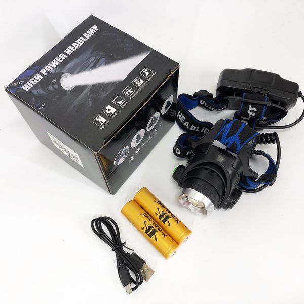Налобный фонарь Police BL-6699 (204C), Налобный фонарик bailong, Налобный фонарик с usb зарядкой 00023008 фото