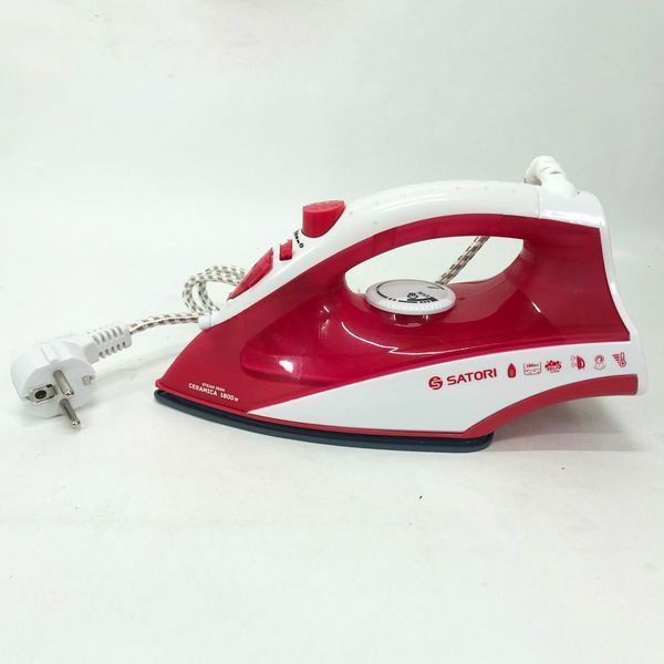 Праска SATORI SI-1820-RD, парова праска відпарювач, професійна парова праска 00013656 фото