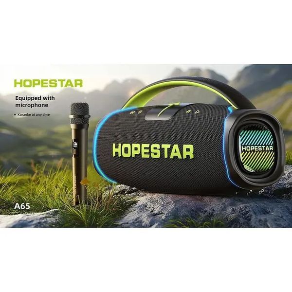 Портативна бездротова колонка Bluetooth Hopestar A65 | з мікрофоном 00017837 фото