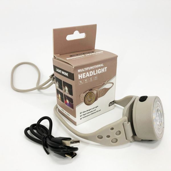 Ліхтар налобний G25-XPG+30SMD(white+yellow+red-blue), Потужний ліхтар на голову, ліхтар для автомеханіка 00023069 фото