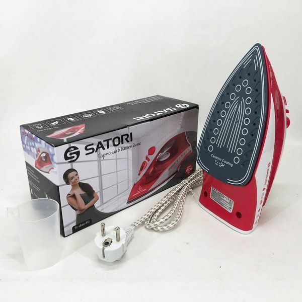 Праска SATORI SI-1820-RD, парова праска відпарювач, професійна парова праска 00013656 фото