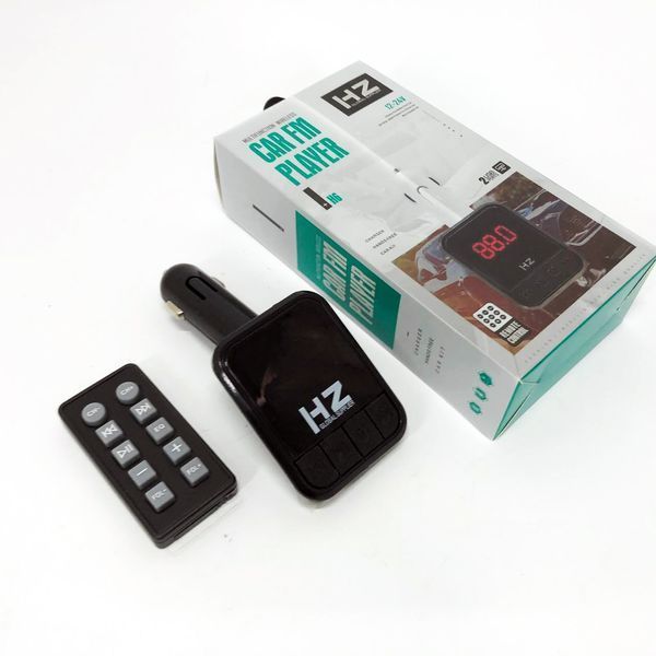 Автомобільний FM трансмітер Bluetooth HZ H6-12-24V модулятор із microSD, USB, Hands Free + Пульт 00016815 фото