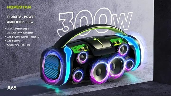 Портативна бездротова колонка Bluetooth Hopestar A65 | з мікрофоном 00017837 фото