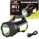 Фонарь кемпинг переносной T100A-10W+2COB с боковыми LED white/red/blue, Аккумуляторная лампа для кемпинга 00022986 фото 3