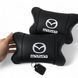Набор кожаных подушек Mazda с вышивкой логотипа + подарок &ndash; кожаный брелок 00017034 фото 8