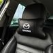 Набор кожаных подушек Mazda с вышивкой логотипа + подарок &ndash; кожаный брелок 00017034 фото 12