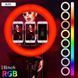 Кільцева LED лампа RGB MJ18 45см 3 кріплення 00017437 фото 2