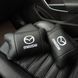 Набор кожаных подушек Mazda с вышивкой логотипа + подарок &ndash; кожаный брелок 00017034 фото 3
