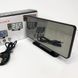 Часы настольные зеркальные VST-888Y-5 USB с синим циферблатом, Настольные часы с подсветкой 00012644 фото 25