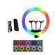 Кільцева LED лампа RGB MJ18 45см 3 кріплення 00017437 фото 4