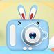 Детский цифровой фотоаппарат X900 Rabbit. Цвет: голубой 00016330 фото 6
