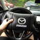 Набор кожаных подушек Mazda с вышивкой логотипа + подарок &ndash; кожаный брелок 00017034 фото 13