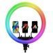 Кільцева LED лампа RGB MJ18 45см 3 кріплення 00017437 фото 5